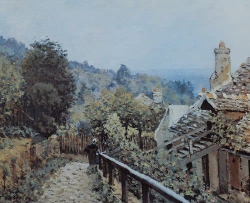 French:  Louveciennes. Sentier de la Mi-côte Louveciennes. Sentier de la Mi-côtetitle QS:P1476,fr:"Louveciennes. Sentier de la Mi-côte "label QS:Lfr,"Louveciennes. Sentier de la Mi-côte "label QS:Len,"Louveciennes. Sentier de la Mi-côte" — Alfred Sisley