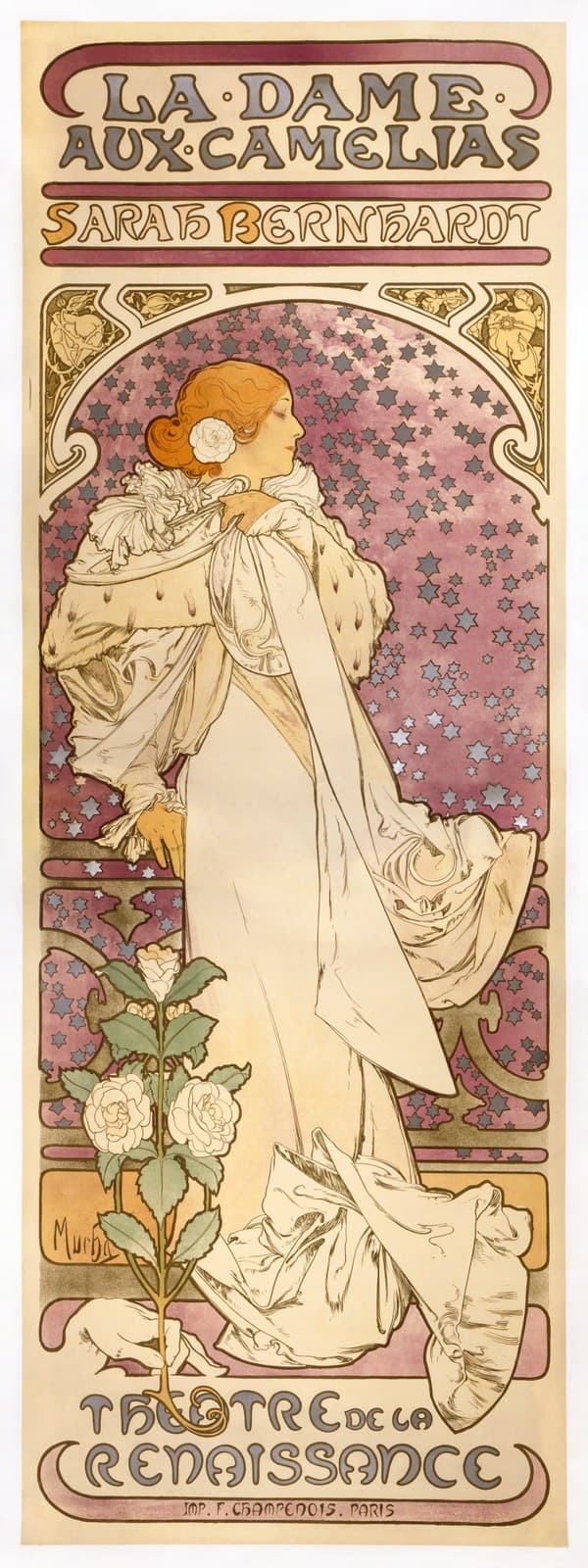 The Lady of the Camellias — Alphonse Mucha