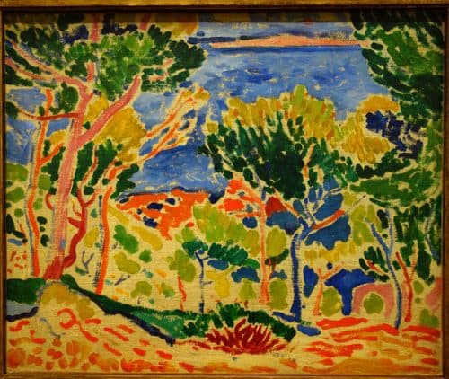 Paysage a l'Estaque (Estaque Landscape), by Andre Derain, 1906, oil on canvas - Auckland Art Gallery - Auckland, NZ - DSC08833 — André Derain
