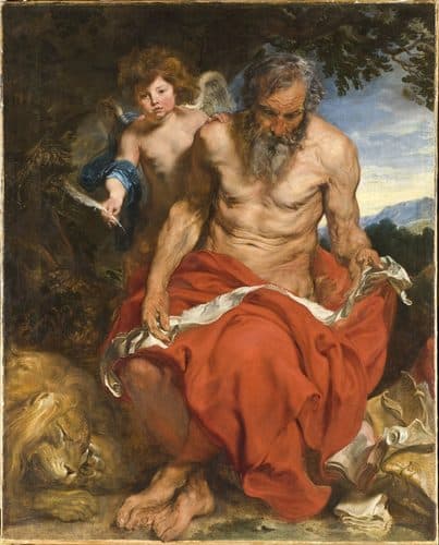 Saint Jerome meditating in the desert title QS:P1476,en:"Saint Jerome meditating in the desert "label QS:Len,"Saint Jerome meditating in the desert "label QS:Les,"San Jerónimo."label QS:Lfr,"Saint Jerôme"label QS:Lde,"Heiliger Hieronymus"label QS:Lpt,"São Jerónimo"label QS:Lsl,"Sveti Hieronim"label QS:Lja,"聖ヒエロニムス"label QS:Lpl,"Święty Hieronim"label QS:Lit,"Santo Geronimo"label QS:Lnl,"Heilige Hieronymus"label QS:Lmk,"Свети Јероним"label QS:Lhu,"Szent Jeromos"label QS:Lar,"تصنيف:جيروم"label QS:Lru,"Святой Иероним"label QS:Leo,"Sankta Hieronimo"label QS:Lcs,"Svatý Jeroným" — Anthony van Dyck