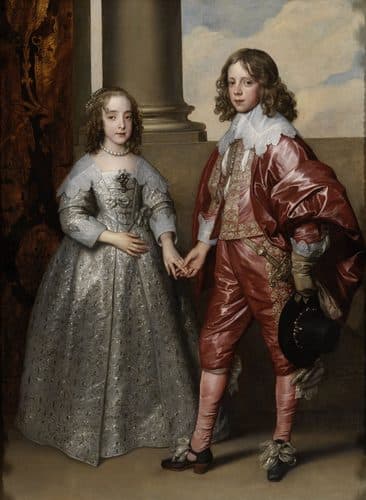 German:  Porträt des Wilhelm von Oranien als Prinz mit seiner zukünftigen Braut Maria Stuart William II, Prince of Orange, and his Bride, Mary Stuarttitle QS:P1476,de:"Porträt des Wilhelm von Oranien als Prinz mit seiner zukünftigen Braut Maria Stuart "label QS:Lde,"Porträt des Wilhelm von Oranien als Prinz mit seiner zukünftigen Braut Maria Stuart "label QS:Lit,"Ritratto di Guglielmo II di Nassau-Orange e la principessa Maria"label QS:Len,"William II, Prince of Orange, and his Bride, Mary Stuart"label QS:Lfr,"Portrait du prince Guillaume II d'Orange et de son épouse Marie-Henriette Stuart"label QS:Lnl,"Willem II en zijn bruid Maria Stuart" — Anthony van Dyck