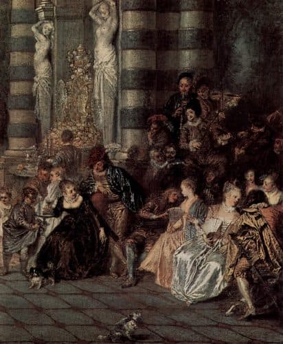 French:  Les Plaisirs du balLes Plaisirs du Baltitle QS:P1476,fr:"Les Plaisirs du bal"label QS:Lfr,"Les Plaisirs du bal"label QS:Lde,"Das Ballvergnügen"detail — Antoine Watteau