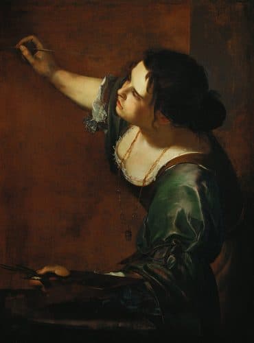 Self-Portrait as the Allegory of Painting — Artemisia Gentileschi