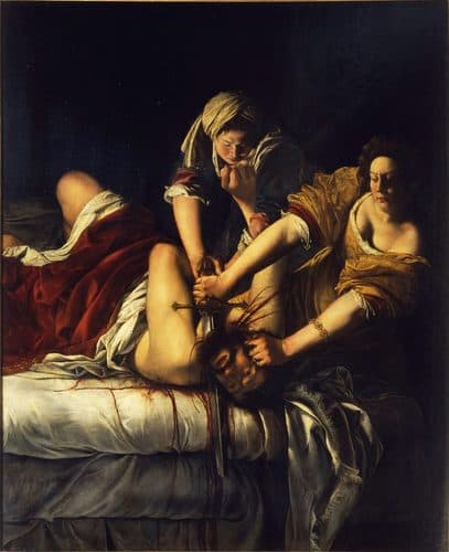 Italian:  Giuditta che decapita OloferneJudith Beheading Holofernestitle QS:P1476,it:"Giuditta che decapita Oloferne"label QS:Lit,"Giuditta che decapita Oloferne"label QS:Les,"Judit decapitando a Holofernes"label QS:Lfr,"Judith décapitant Holopherne"label QS:Lde,"Judith enthauptet Holofernes"label QS:Lnl,"Judith onthoofdt Holofernes"label QS:Len,"Judith Beheading Holofernes"label QS:Lru,"Юдифь, обезглавливающая Олоферна" — Artemisia Gentileschi