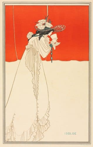 Isolde title QS:P1476,en:"Isolde "label QS:Len,"Isolde " — Aubrey Beardsley