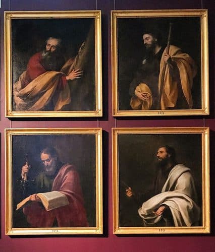 Bartolomé Esteban Murillo (attribuito a) Serie degli Apostoli Seconda metà del XVIII secolo Galleria Nazionale di Parma Palazzo della Pilotta Parma — Bartolomé Esteban Murillo