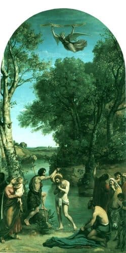 Baptism of Christ — Camille Corot