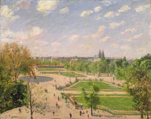 The Garden of the Tuileries on a Spring Morning — Camille Pissarro