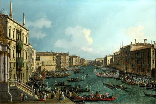 A Regatta on the Grand Canal title QS:P1476,en:"A Regatta on the Grand Canal "label QS:Len,"A Regatta on the Grand Canal "label QS:Lja,"カナル・グランデのレガッタ"label QS:Lde,"Regatta am Canal Grande"label QS:Lfr,"Régate sur le Grand Canal" — Canaletto
