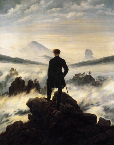 Wanderer above the Sea of Fog title QS:P1476,en:"Wanderer above the Sea of Fog "label QS:Len,"Wanderer above the Sea of Fog "label QS:Les,"El caminante sobre el mar de nubes"label QS:Lhu,"Vándor a ködtenger felett"label QS:Leu,"Ibiltaria laino-itsasoaren gainean"label QS:Lru,"Странник над морем тумана"label QS:Lde,"Wanderer über dem Nebelmeer"label QS:Lbe,"Вандроўца над морам смугі"label QS:Lhy,"Ճամփորդը ծով մշուշի առջև"label QS:Lzh,"雾海上的旅人"label QS:Lda,"Vandreren over tågehavet"label QS:Ltr,"Bulutların Üzerinde Yolculuk"label QS:Lja,"雲海の上の旅人"label QS:Lsv,"Vandraren över dimhavet"label QS:Lhe,"הטייל מעל לים הערפילים"label QS:Lfi,"Vaeltaja sumumeren yllä"label QS:Lko,"안개 바다 위의 방랑자"label QS:Leo,"Vaganto super Nebulmaro"label QS:Lmk,"Талкач над морето од магла"label QS:Lit,"Viandante sul mare di nebbia"label QS:Lsr-ec,"Луталица изнад мора магле"label QS:Lfr,"Le Voyageur contemplant une mer de nuages"label QS:Len-gb,"Wanderer above the Sea of Fog"label QS:Lhr,"Lutalica iznad mora magle"label QS:Larz,"متجول فوق بحر من الضباب"label QS:Lfy,"De kuierder boppe de dize"label QS:Lro,"Hoinarul deasupra mării de ceață"label QS:Laz,"Duman dənizi üzərindəki gəzgin"label QS:Lpt,"Caminhante Sobre o Mar de Névoa"label QS:Lvi,"Kẻ lãng du trên biển sương mù"label QS:Lfa,"سرگردان در بالای دریایی از مه"label QS:Llv,"Ceļinieks virs miglas jūras"label QS:Lbjn,"Pengembara di atas Lautan Kabut"label QS:Lsr,"Луталица изнад мора магле"label QS:Lsl,"Popotnik nad meglenim morjem"label QS:Lth,"นักพเนจรเหนือทะเลหมอก"label QS:Llfn,"Vagor supra un mar de nubes"label QS:Let,"Rändaja udumere kohal"label QS:Lid,"Pengembara di atas Lautan Kabut"label QS:Lpl,"Wędrowiec nad morzem mgły"label QS:Lml,"വാണ്ടറർ എബൗവ് ദി സീ ഓഫ് ഫോഗ്"label QS:Lsh,"Lutalica iznad mora magle"label QS:Lnl,"De wandelaar boven de nevelen"label QS:Lbg,"Странник над море от мъгла"label QS:Lca,"El caminant sobre el mar de boira"label QS:Luk,"Мандрівник над морем туману"label QS:Lgl,"Camiñante sobre o mar de néboa"label QS:Lar,"متجول فوق بحر من الضباب"label QS:Lel,"Οδοιπόρος επάνω από τη θάλασσα της ομίχλης"label QS:Lcs,"Poutník nad mořem mlhy" — Caspar David Friedrich