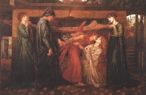 Dante's Dream at the Time of the Death of Beatrice — Dante Gabriel Rossetti