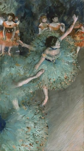 Swaying dancer (dancer in green) — Edgar Degas