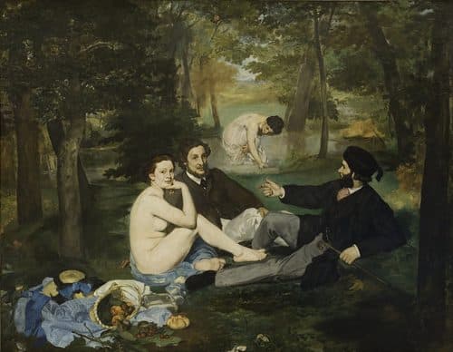 Le Déjeuner sur l'herbe      Luncheon on the Grasstitle QS:P1476,en:"Luncheon on the Grass"label QS:Len,"Luncheon on the Grass" — Édouard Manet
