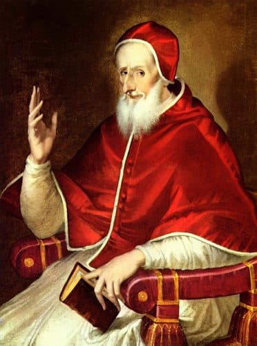 Portrait of Pope Pius Vlabel QS:Len,"Portrait of Pope Pius V"label QS:Les,"Retrato de Pío V"label QS:Lde,"Porträt des Papst Pius V" — El Greco
