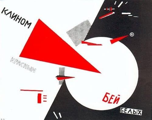 Beat the Whites with the Red Wedge — El Lissitzky