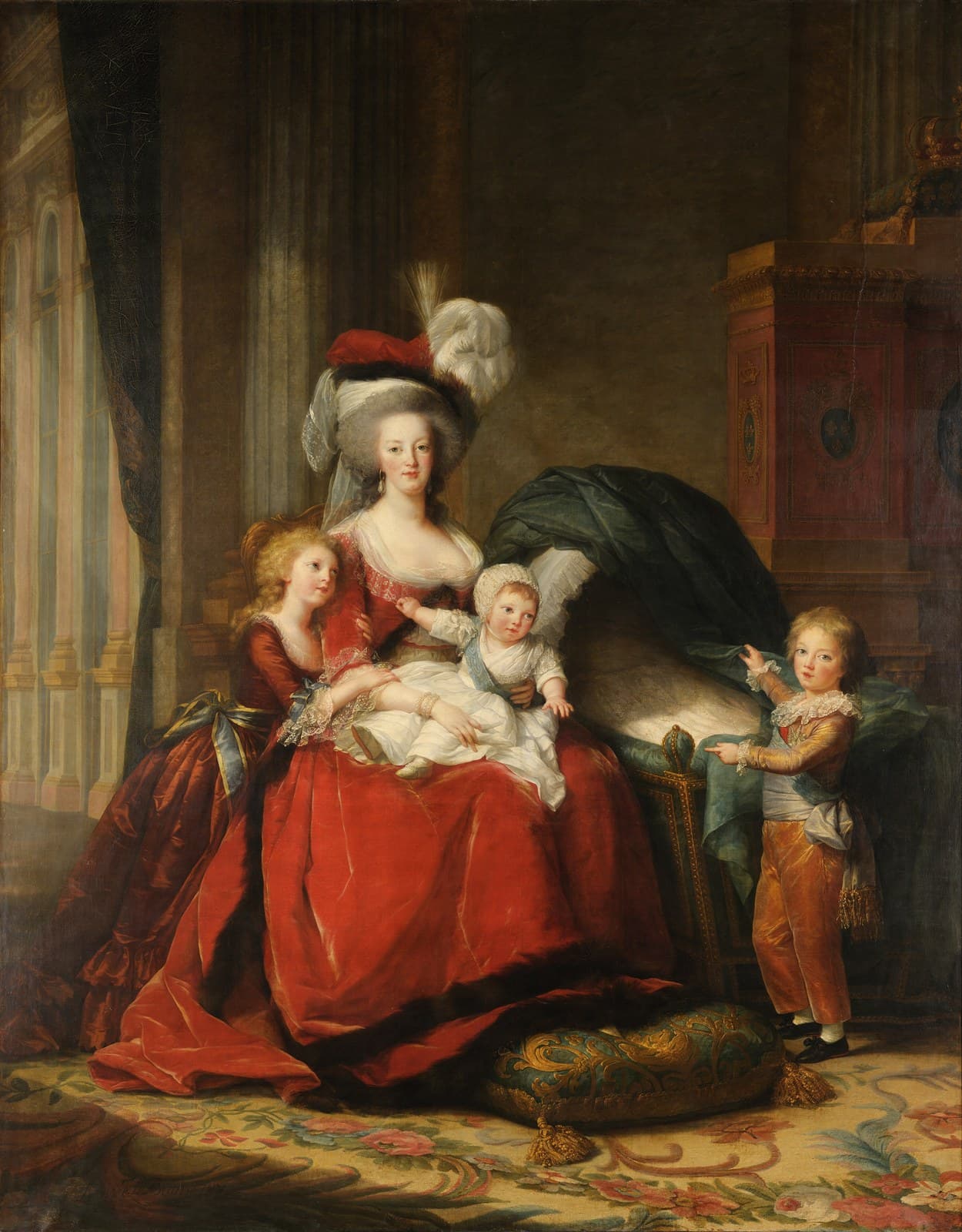French:  Marie-Antoinette de Lorraine-Habsbourg, reine de France et ses enfantsMarie-Antoinette de Lorraine-Habsbourg, Queen of France, and her childrentitle QS:P1476,fr:"Marie-Antoinette de Lorraine-Habsbourg, reine de France et ses enfants"label QS:Lfr,"Marie-Antoinette de Lorraine-Habsbourg, reine de France et ses enfants"label QS:Len,"Marie-Antoinette de Lorraine-Habsbourg, Queen of France, and her children" — Élisabeth Vigée Le Brun