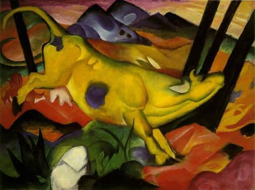 The Yellow Cow — Franz Marc
