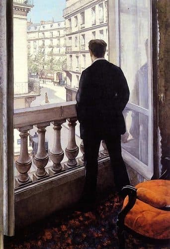Caillebotte - Jeune homme à la fenêtre — Gustave Caillebotte