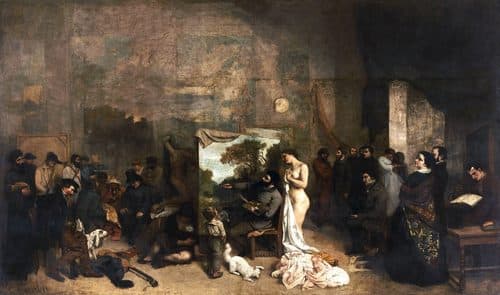 The Painter's Studio title QS:P1476,en:"The Painter's Studio "label QS:Len,"The Painter's Studio "label QS:Lit,"L'atelier dell'artista"label QS:Lhe,"הסטודיו של הצייר"label QS:Lfr,"L'Atelier du peintre"label QS:Lcs,"Ateliér"label QS:Lhr,"Stvarna alegorija"label QS:Leu,"Artistaren langela"label QS:Lar,"استوديو الرسام"label QS:Ltr,"Sanatçının Stüdyosu"label QS:Lca,"El taller del pintor"label QS:Lnb,"Malerens atelier"label QS:Lde,"Das Atelier des Künstlers"label QS:Lpt,"O Estúdio do Pintor"label QS:Lru,"Мастерская художника"label QS:Lfa,"هنرکده نقاشان"label QS:Lzh,"畫家的工作室"label QS:Lda,"Malerens atelier"label QS:Lsl,"Slikarjev atelje"label QS:Lja,"画家のアトリエ"label QS:Lsh,"Stvarna alegorija"label QS:Laz,"Rəssam emalatxanası"label QS:Lsv,"Ateljén"label QS:Lpl,"Pracownia artysty"label QS:Luk,"Майстерня художника"label QS:Lnl,"L'Atelier de l'artiste"label QS:Larz,"استوديو الرسام"label QS:Lavk,"Lingexo ke yambik (trutca ke Courbet)"label QS:Lko,"화가의 아틀리에"label QS:Les,"El taller del pintor"label QS:Leo,"La ateliero de la pentristo" — Gustave Courbet