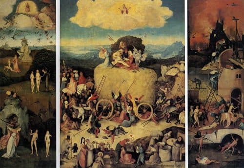 The Hay Wagon.
Alternative title(s): 

Hay Wain.[1] — Hieronymus Bosch