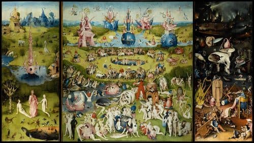 The Garden of Earthly Delights title QS:P1476,en:"The Garden of Earthly Delights "label QS:Len,"The Garden of Earthly Delights "label QS:Les,"El jardín de las delicias"label QS:Lhu,"Gyönyörök kertje"label QS:Leu,"Atseginen baratzea"label QS:Last,"El xardín de les delicies"label QS:Lru,"Сад земных наслаждений"label QS:Lde,"Der Garten der Lüste"label QS:Lbe,"Сад зямных асалодаў"label QS:Lfa,"باغ لذت دنیوی"label QS:Lbg,"Градината на земните удоволствия"label QS:Lda,"Lysternes have"label QS:Ltr,"Zevk Bahçesi"label QS:Lja,"快楽の園"label QS:Lhe,"גן התענוגות הארציים"label QS:Lel,"Ο κήπος των επίγειων απολαύσεων"label QS:Lsv,"Lustarnas trädgård"label QS:Lka,"ტკბობის ბაღი"label QS:Luk,"Сад земних насолод"label QS:Lla,"Libidinum horti"label QS:Lzh-hant,"人間樂園"label QS:Lzh-cn,"人间乐园"label QS:Lfi,"Maallisten ilojen puutarha"label QS:Lca,"El jardí de les delícies"label QS:Leo,"La ĝardeno de la delicoj"label QS:Lhr,"Vrt naslade"label QS:Lit,"Trittico del Giardino delle delizie"label QS:Lmk,"Градина на земските наслади"label QS:Lfr,"Le Jardin des délices"label QS:Larz,"حديقه المباهج الارضيه"label QS:Let,"Maiste naudingute aed"label QS:Lsh,"Vrt naslade"label QS:Lgd,"An Garradh Thlachdan Talmhaidh"label QS:Lzh-tw,"人間樂園"label QS:Lko,"세속적인 쾌락의 정원"label QS:Lvi,"Khu vườn lạc thú trần tục"label QS:Lpt,"O Jardim das Delícias Terrenas"label QS:Lzh,"人間樂園"label QS:Llv,"Pasaulīgo baudu dārzs"label QS:Laf,"Tuin van Wellus"label QS:Lsr,"Врт уживања"label QS:Lsl,"Vrt zemeljskih naslad"label QS:Laz,"Dünyəvi zövqlər bağı"label QS:Lhy,"Հաճույքների պարտեզը"label QS:Lzh-sg,"人间乐园"label QS:Lid,"Taman Kenikmatan Duniawi"label QS:Lpl,"Ogród ziemskich rozkoszy"label QS:Lnb,"Lystenes hage"label QS:Lnl,"De tuin der lusten"label QS:Lcy,"Gardd y Pleserau Daearol"label QS:Lro,"Grădina deliciilor"label QS:Lzh-hk,"人間樂園"label QS:Lzh-hans,"人间乐园"label QS:Lgl,"O xardín das delicias"label QS:Lar,"حديقة المباهج الأرضية"label QS:Lbr,"Liorzh ar plijadurezhioù"label QS:Lcs,"Zahrada pozemských rozkoší" — Hieronymus Bosch
