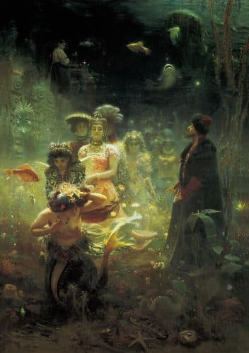 Sadko en el Reino Subacuático — Ilya Repin