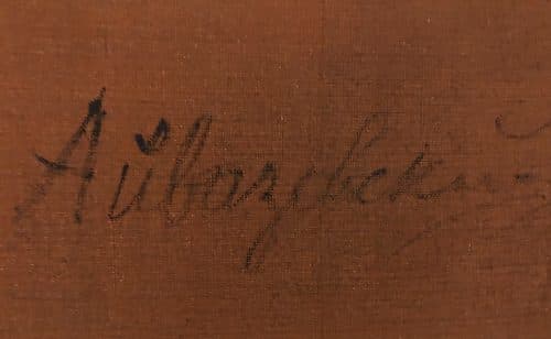 Fragment back sign — Ivan Aivazovsky