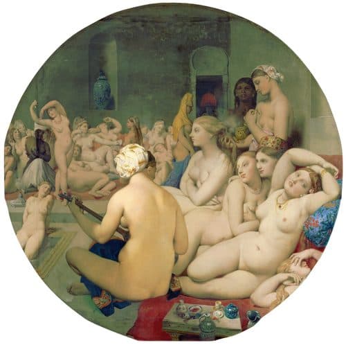 French:  Le Bain TurcThe Turkish bathtitle QS:P1476,fr:"Le Bain Turc"label QS:Lfr,"Le Bain Turc"label QS:Len,"The Turkish bath" — Jean-Auguste-Dominique Ingres