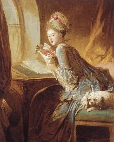 The Love Letter label QS:Lfr,"La Lettre d'amour"label QS:Len,"The Love Letter" — Jean-Honoré Fragonard