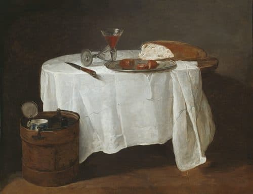The White Tablecloth title QS:P1476,en:"The White Tablecloth "label QS:Len,"The White Tablecloth " — Jean-Siméon Chardin