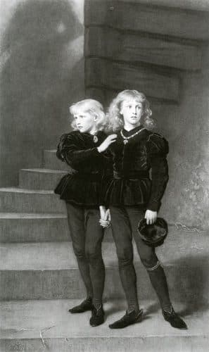 The Princes in the Tower — John Everett Millais