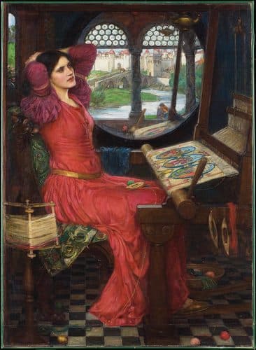 "I am half sick of shadows," said the Lady of Shalotttitle QS:P1476,en:""I am half sick of shadows," said the Lady of Shalott"label QS:Len,""I am half sick of shadows," said the Lady of Shalott"label QS:Lru,""О, я от призраков — больна!" — печалилась Шалот"label QS:Lpl,""Dość mam już półmroku" rzekła Pani z Shalott" — John William Waterhouse