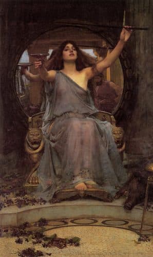 Circe Offering the Cup to Odysseus — John William Waterhouse