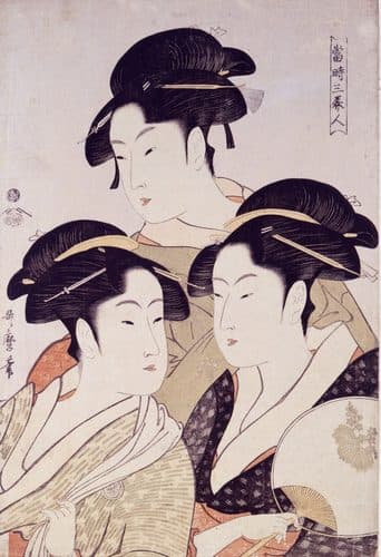 当時三美人 — Kitagawa Utamaro
