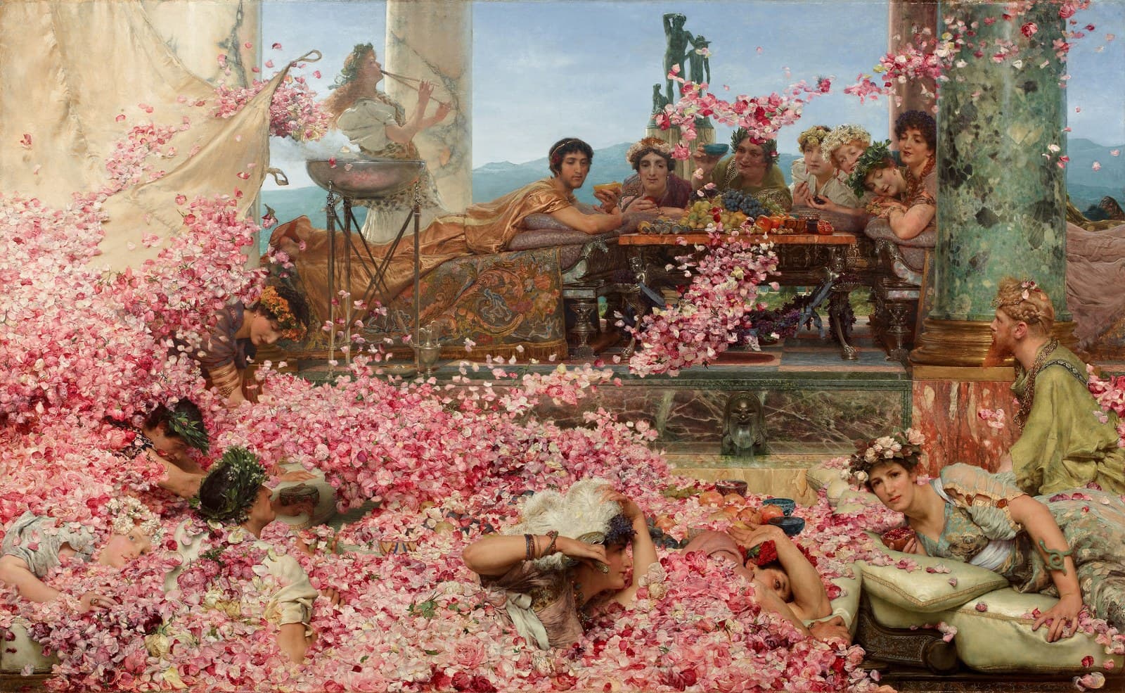 The Roses of Heliogabalus label QS:Lru,"Розы Гелиогабала"label QS:Lhy,"Հելիոգաբալուսի վարդերը"label QS:Len,"The Roses of Heliogabalus" — Lawrence Alma-Tadema