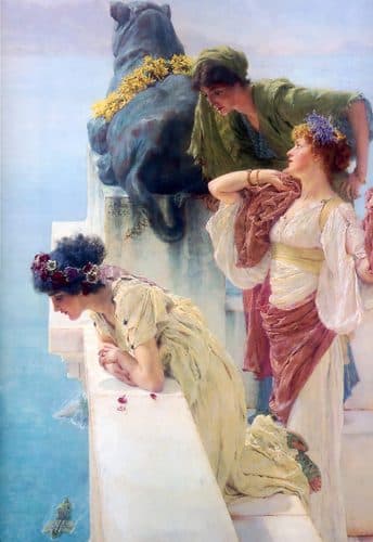 A Coign of Vantage title QS:P1476,en:"A Coign of Vantage "label QS:Len,"A Coign of Vantage "label QS:Lcs,"Výhodný pohled" — Lawrence Alma-Tadema