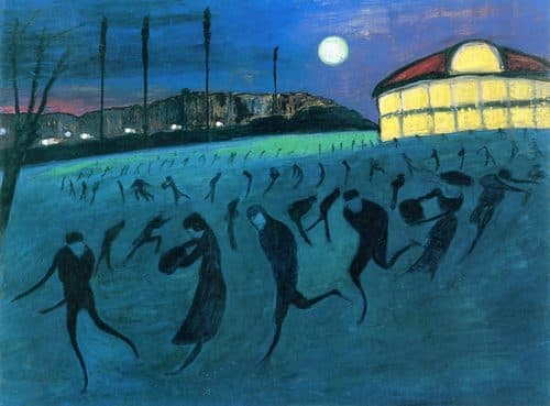Marianne von Werefkin - Skaters (1) — Marianne von Werefkin
