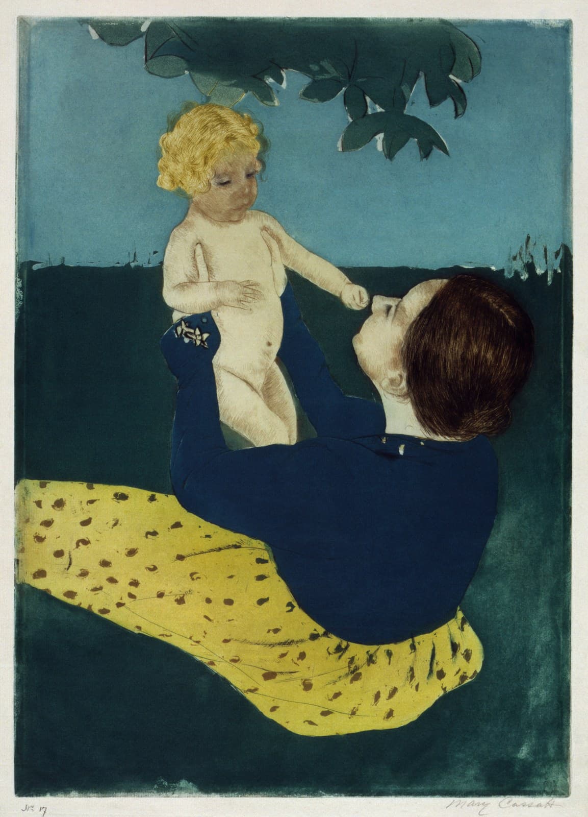 Under the horse chestnut tree2 — Mary Cassatt