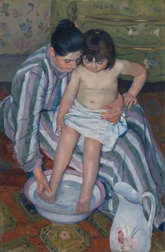 The Child’s Bath title QS:P1476,en:"The Child’s Bath "label QS:Len,"The Child’s Bath "label QS:Les,"El baño"label QS:Lfr,"Le Bain"label QS:Lhy,"Երեխայի լոգանքը"label QS:Lzh,"孩童沐浴"label QS:Lda,"Barnets bad"label QS:Lsl,"Otroška kopel"label QS:Lsv,"Badet"label QS:Larz,"حمام الطفل"label QS:Luk,"Дитяча ванна"label QS:Lnl,"Het kinderbad"label QS:Lel,"Το Μπάνιο του Παιδιού"label QS:Lro,"Baia copilului"label QS:Lko,"아이의 목욕"label QS:Lru,"Купание ребёнка"label QS:Lar,"حمام الطفل"label QS:Lfa,"شستشوی بچه" — Mary Cassatt
