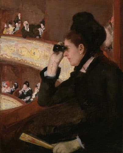 In the Loge — Mary Cassatt