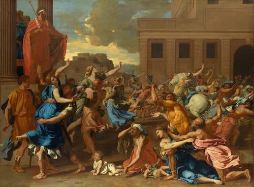 Nicolas Poussin - L'Enlèvement des Sabines (1634-5) — Nicolas Poussin