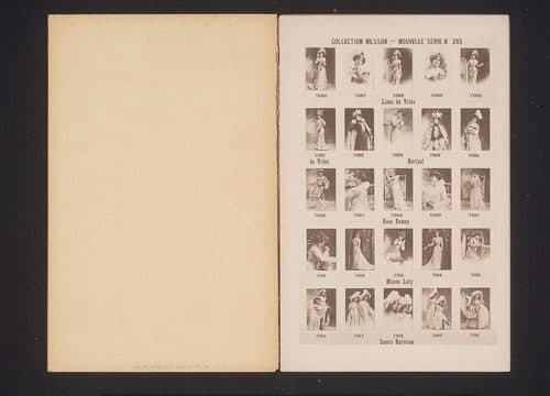 25 portretten van Liane de Vriès, Dortzal, Rose Demay, Manon Loty en de Barrison zussen Collection Nilsson - Nouvelle Série (serietitel op object), RP-F-2001-7-1444-18-5 — Piet Mondrian