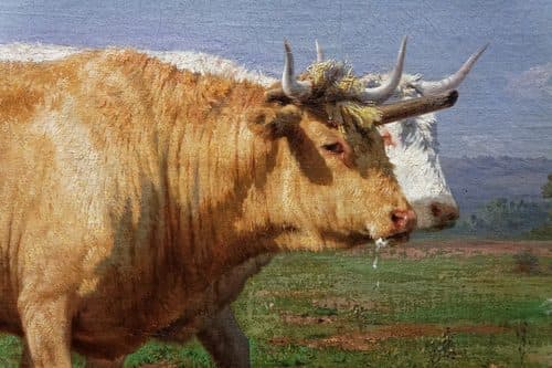 Labourage nivernais : le sombrage - Détail — Rosa Bonheur