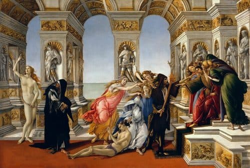 Calumny of Apelles — Sandro Botticelli