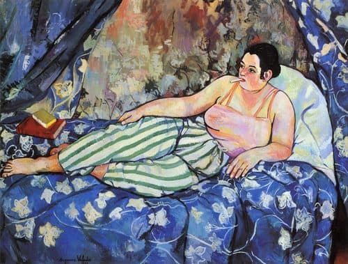 French:  La chambre bleueThe Blue Roomtitle QS:P1476,fr:"La chambre bleue"label QS:Lfr,"La chambre bleue"label QS:Len,"The Blue Room" — Suzanne Valadon
