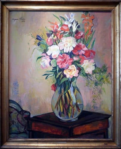 Bouquet of flowerslabel QS:Len,"Bouquet of flowers"label QS:Lde,"Blumenstrauß"label QS:Lfr,"Bouquet de fleur" — Suzanne Valadon