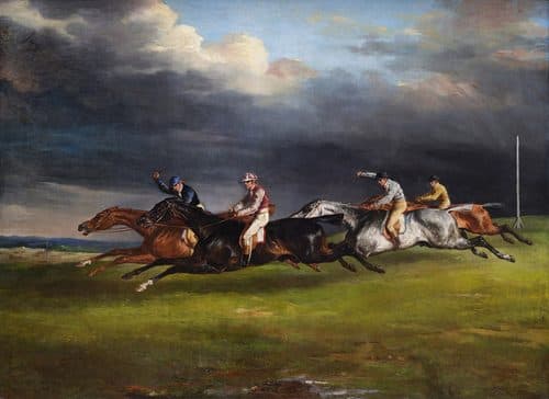 The .Epsom Derby in 1821 title QS:P1476,en:"The .Epsom Derby in 1821 "label QS:Len,"The .Epsom Derby in 1821 "label QS:Les,"Derbi en Epsom"label QS:Lfr,"Le Derby d'Epsom"label QS:Leu,"Derbi Epsomen"label QS:Lca,"Derbi a Epsom"label QS:Lde,"Das Derby in Epsom"label QS:Lvi,"Trận Derby năm 1821 ở Epsom"label QS:Lmt,"Id-Derby ta' Epsom"label QS:Lda,"Derby på Epsom i 1821"label QS:Lja,"エプソムの競馬"label QS:Larz,"ديربى فى ابسوم 1821"label QS:Lpl,"Derby w Epsom 1821"label QS:Lhe,"הדרבי באפסום"label QS:Lnl,"Derby in Epsom in 1821"label QS:Lit,"Il Derby di Epsom"label QS:Lsv,"Hästkapplöpning på Epsom"label QS:Lko,"1821년 엡섬 더비"label QS:Luk,"Епсомське дербі"label QS:Lru,"Дерби 1821 года в Эпсоме" — Théodore Géricault