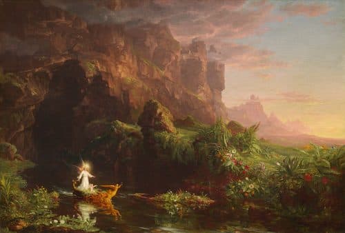 The Voyage of Life:  Childhood — Thomas Cole