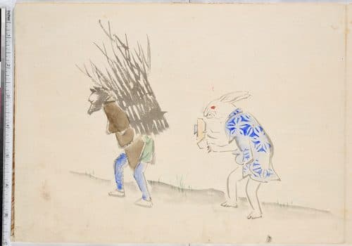 Rabbit art detail, by Utagawa Hiroshige, MET LC-JIB 129 009 — Utagawa Hiroshige