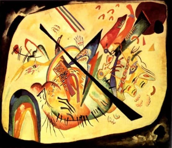 White Oval — Wassily Kandinsky